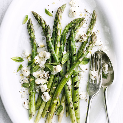 chargrilled-asparagus-with-mint-and-crumbled-feta